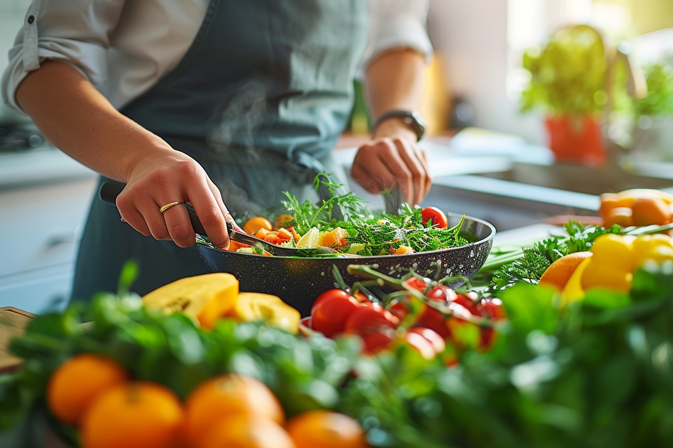 dieta vegana : alimentos veganos frescos y saludables