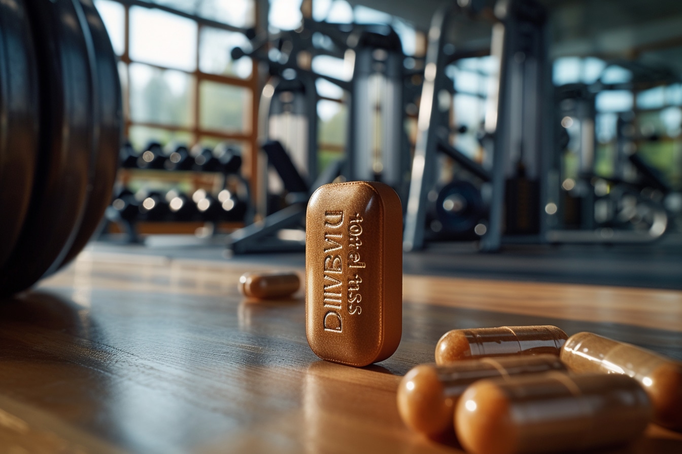 Dianabol : représentation de pilules et musculation
