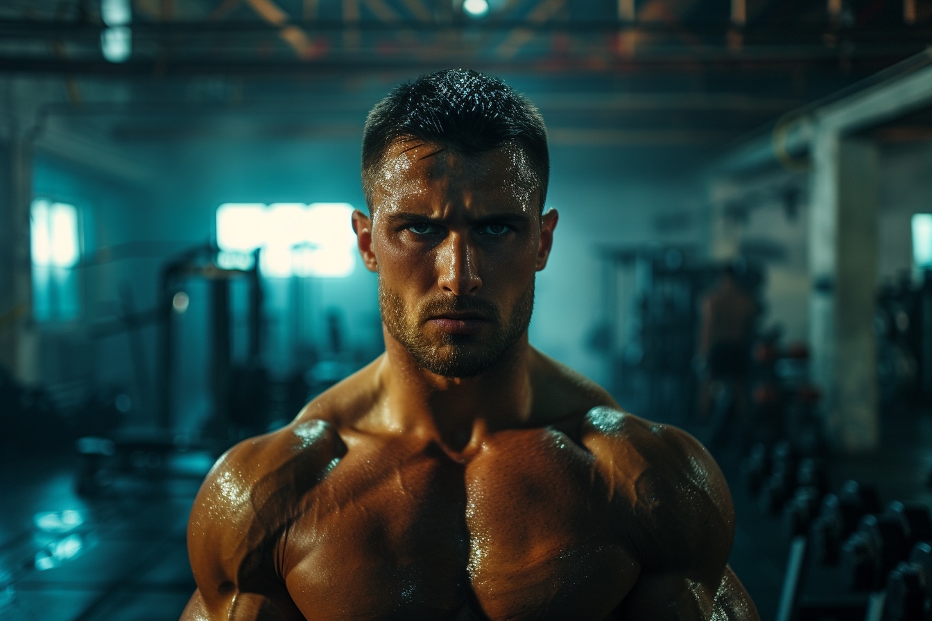 trenbolone : représentation d'un culturiste musclé illustrant l'effet du trenbolone