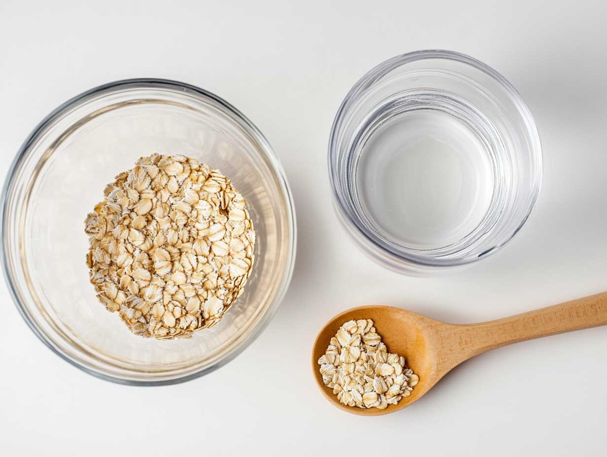 Oatzempic : préparation de la boisson minceur naturelle avec flocons d'avoine