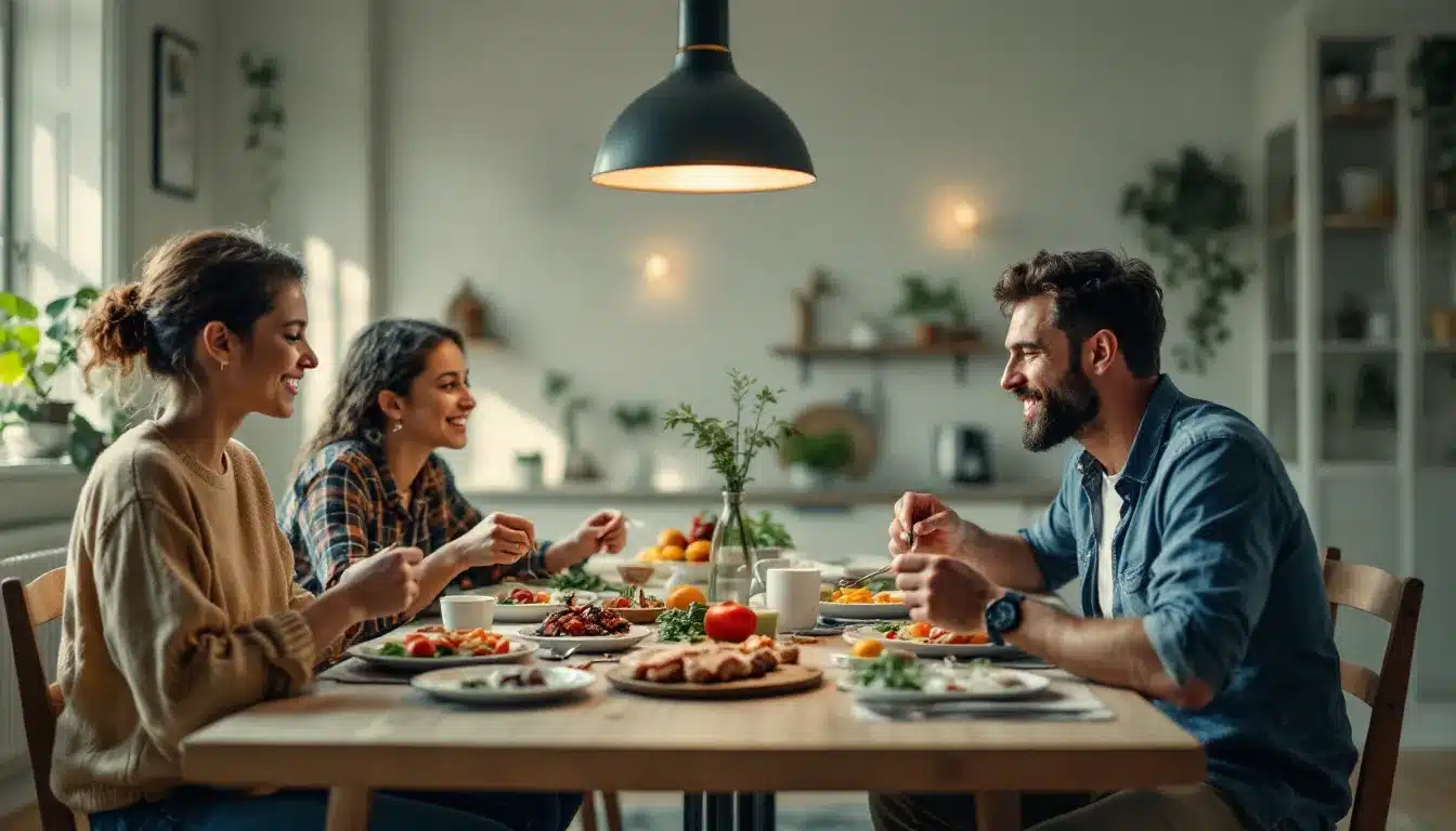 nourriture du futur : représentation d'aliments innovants et durables