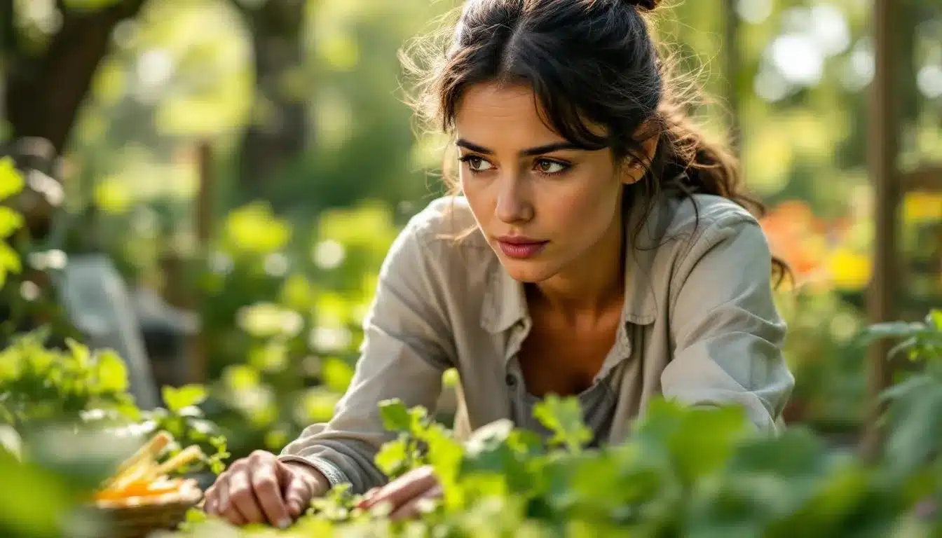 salade montée toxique : salade montante en graines avec quelques feuilles suspectes