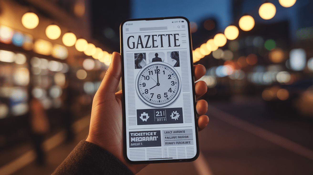 Smartphone Gazette des Courses accès anticipé 21h pronostics Quinté