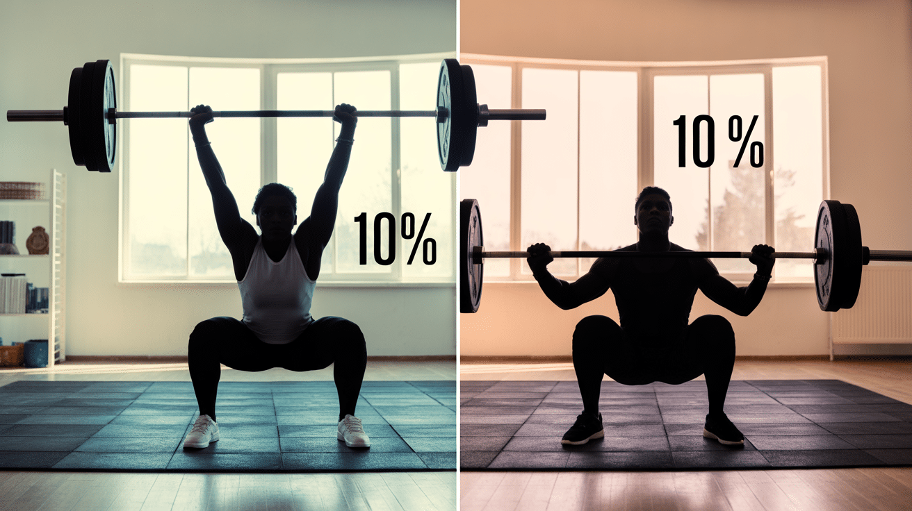 Power snatch vs snatch complet differences, visuel comparatif