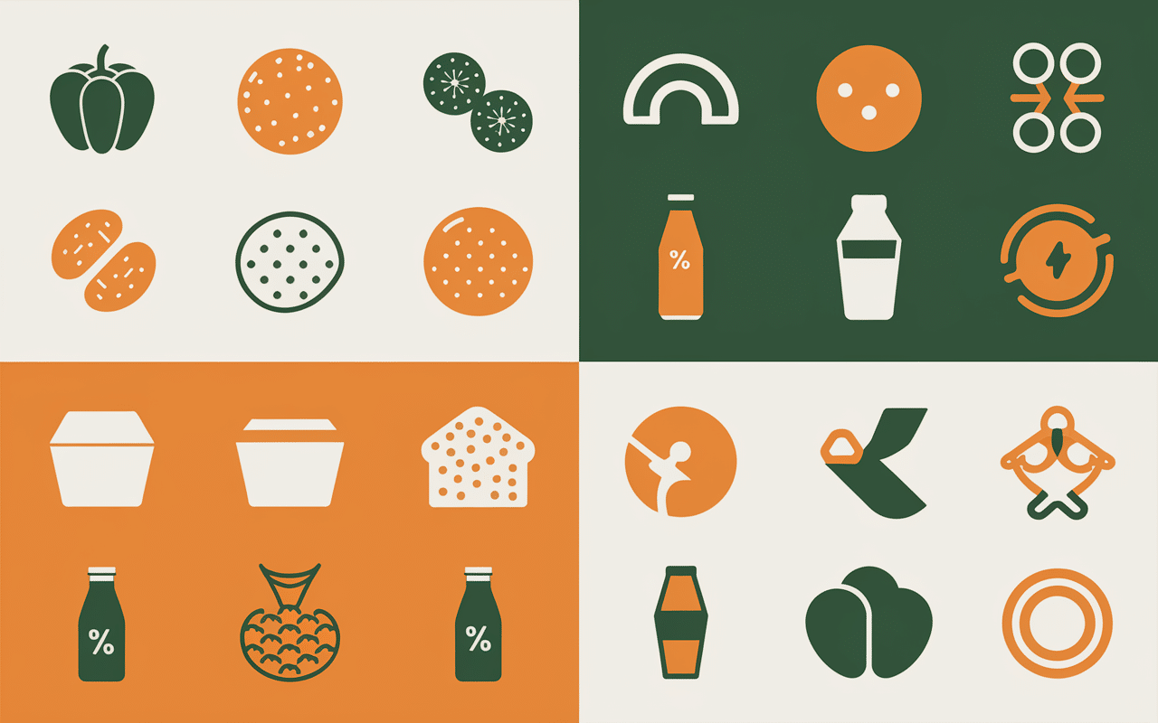 tableau aliments qui gonflent le ventre illustration