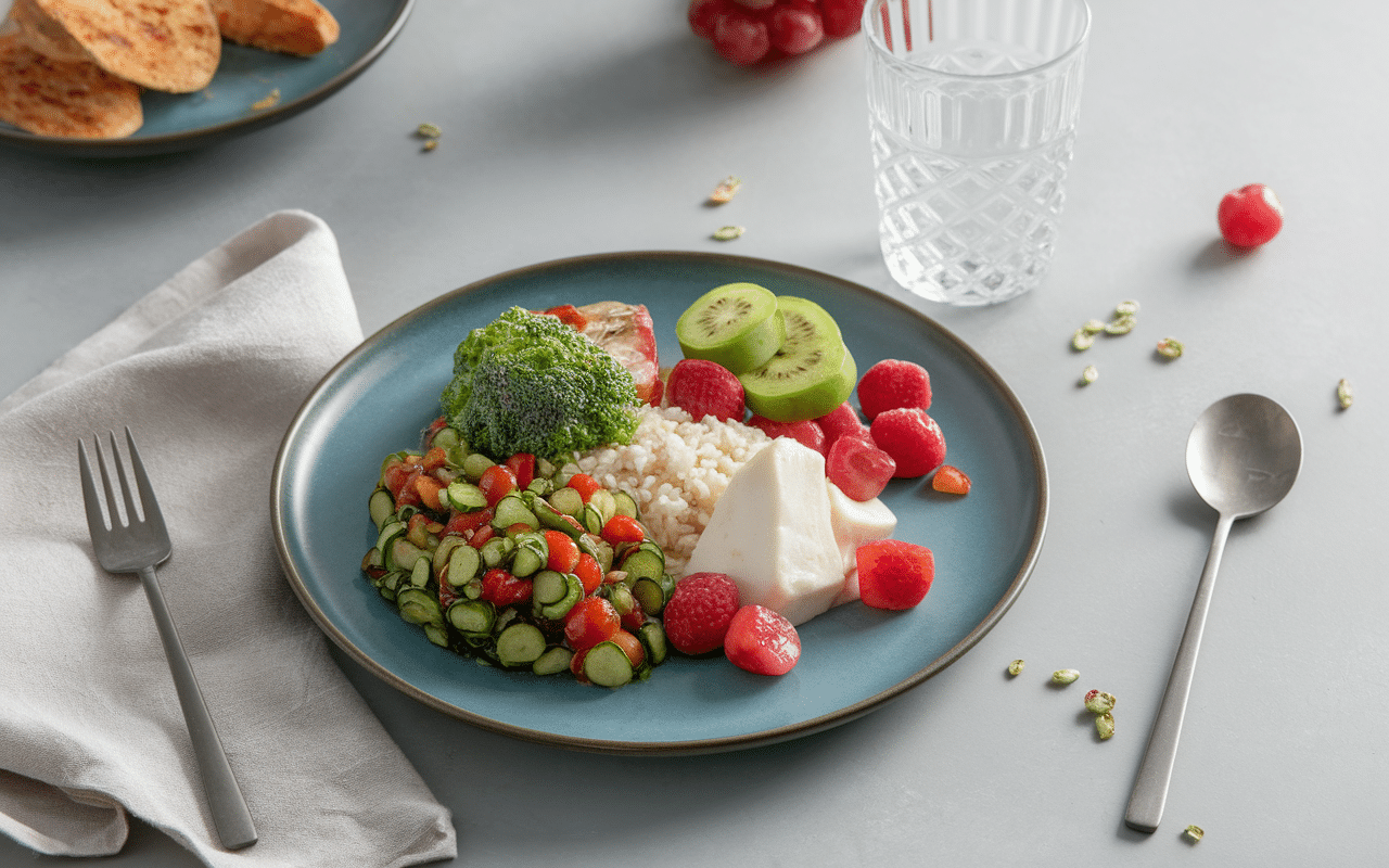 assiette alimentation ventre plat alternatives aliments