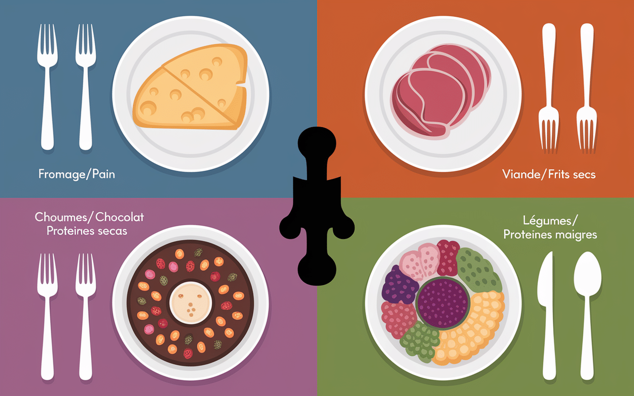 Schéma repas journée chrononutrition Delabos