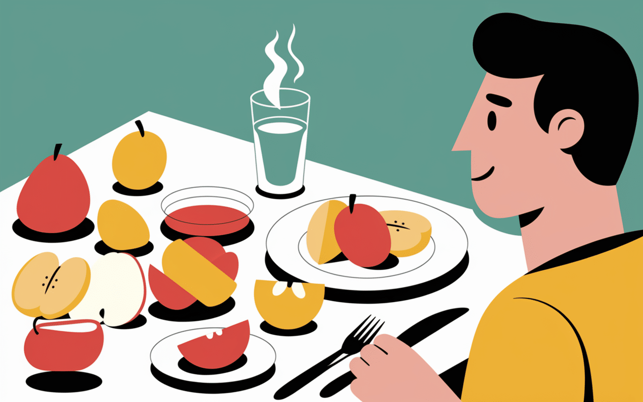 définition régime pomme monodiète repas pomme