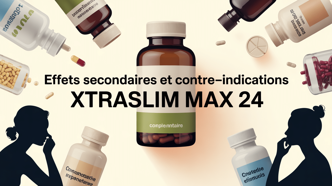 Illustration effets secondaires et contre indications XtraSlim Max 24