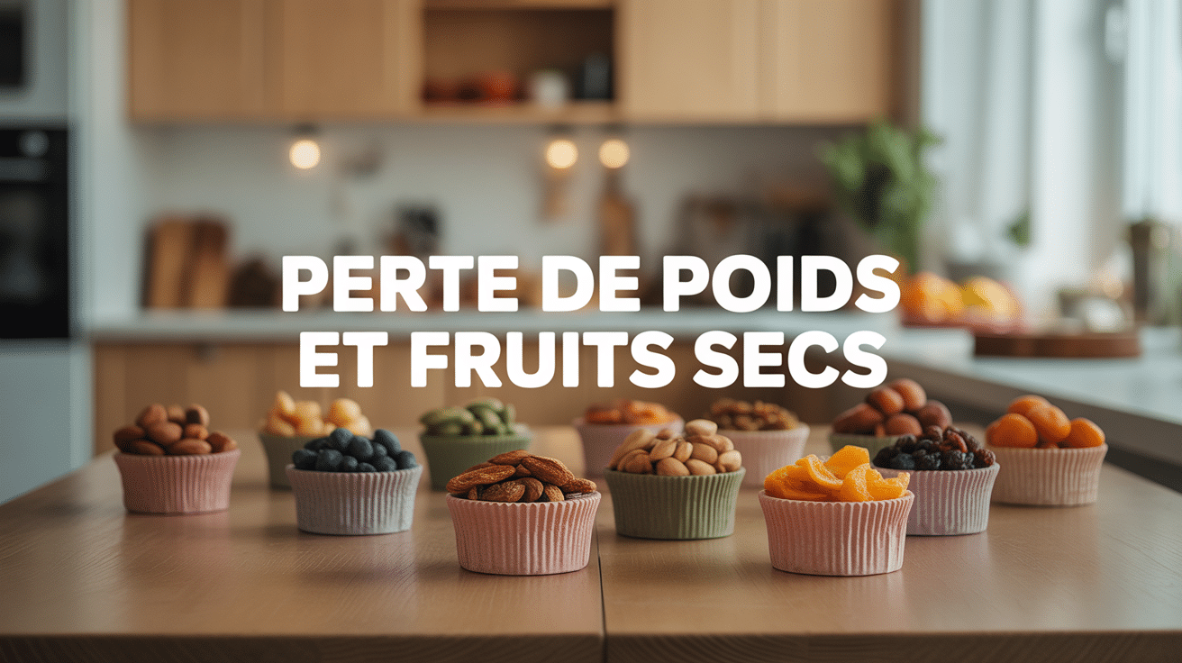 Table fruits secs perte de poids portion équilibrée