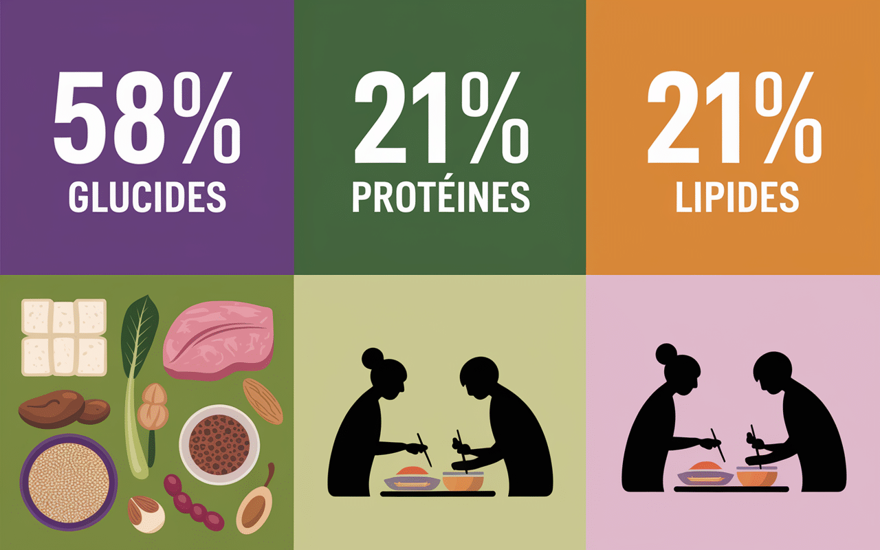 Tableau macronutriments regime vegetarien