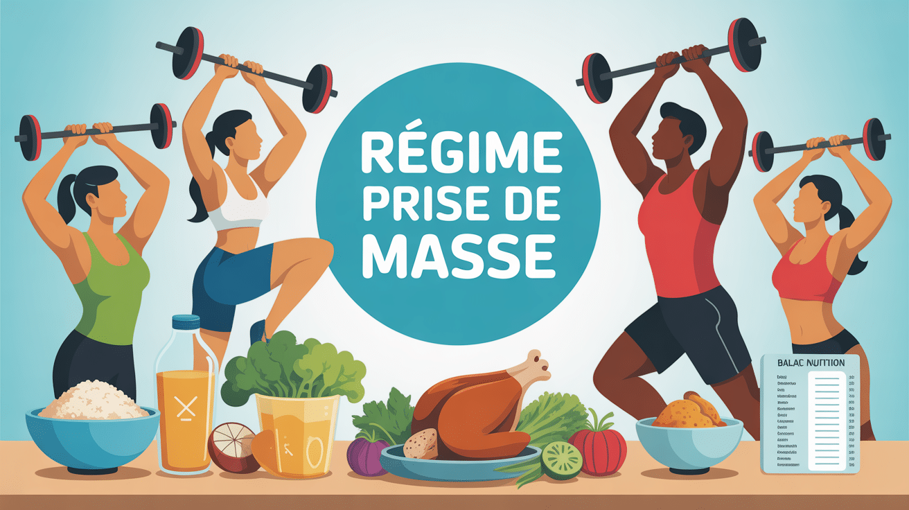 Sportifs nutrition regime prise de masse