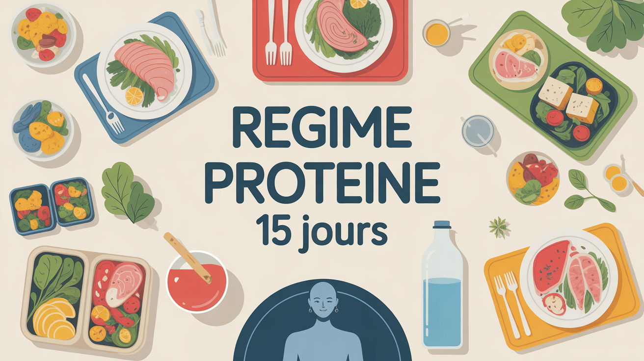 assiette healthy regime proteine 15 jours