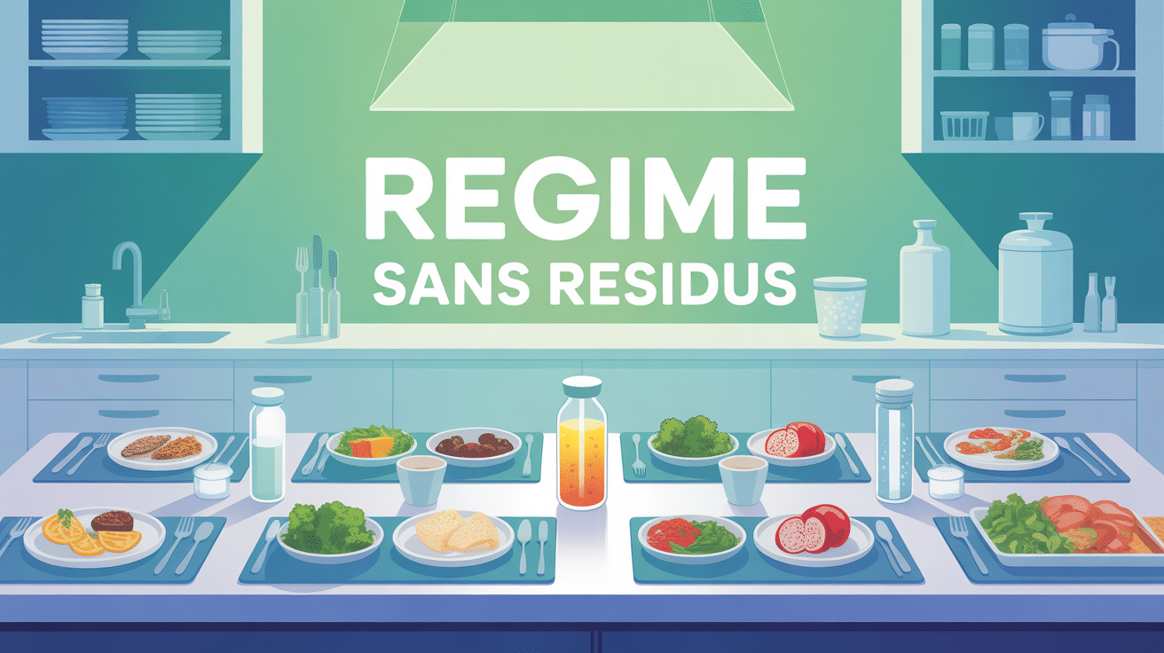 table aliments autorises interdits regime sans residus