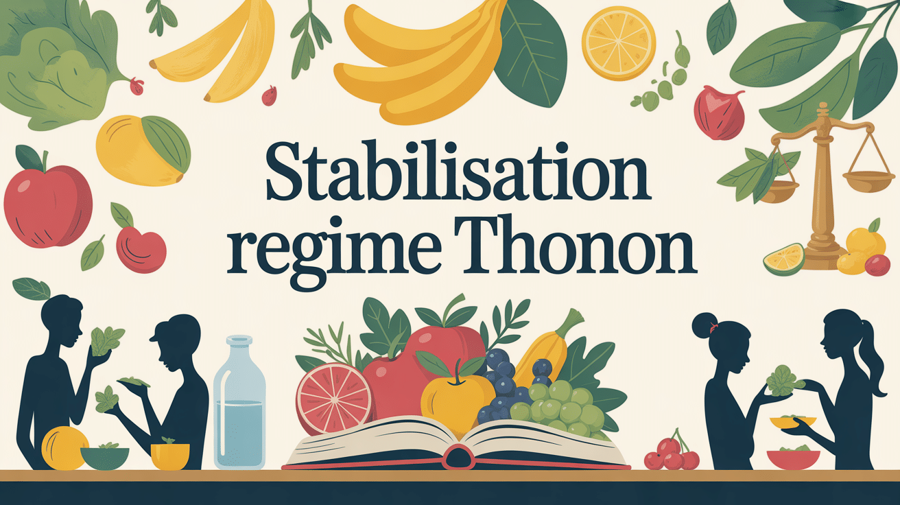 Carnet alimentaire pour stabilisation regime Thonon