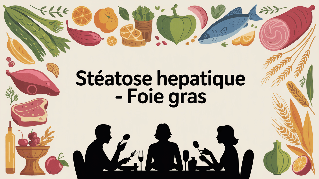 repas convivial steatose hepatique foie gras legumes poissons cereales completes