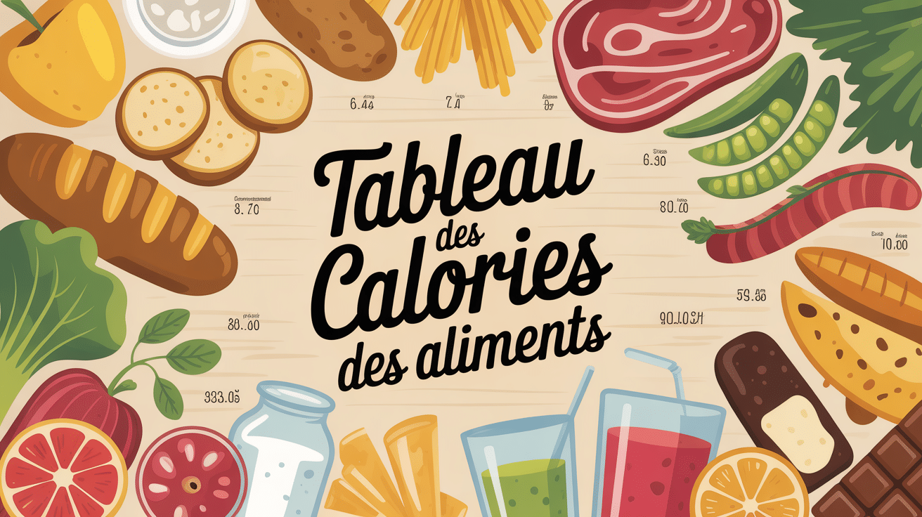 tableau des calories aliments courants pommes pain chips legumes viande