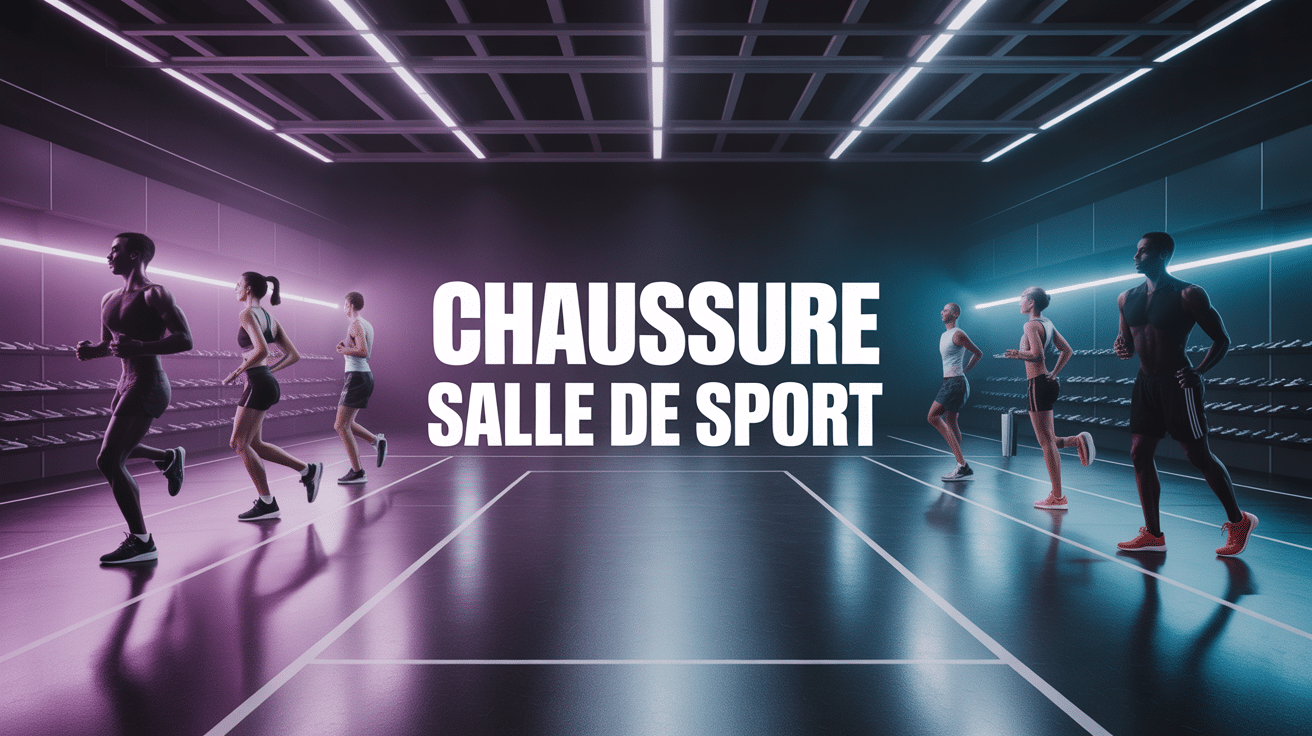 Salle de sport dynamique sportifs chaussures musculation HIIT danse