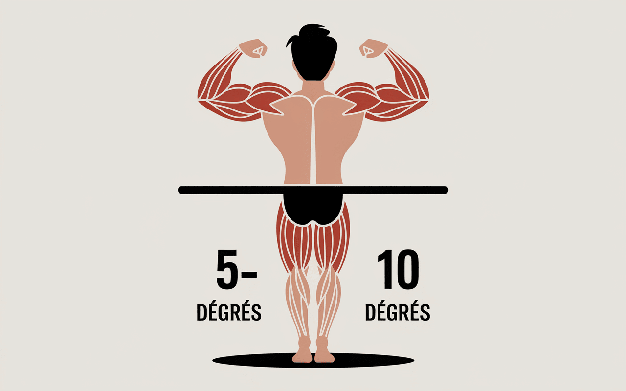 illustration genoux flechis soulevé de terre jambes tendues