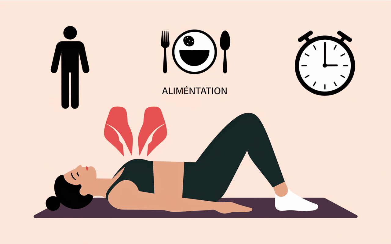 Contrôle relevé de jambes abdos bas du ventre