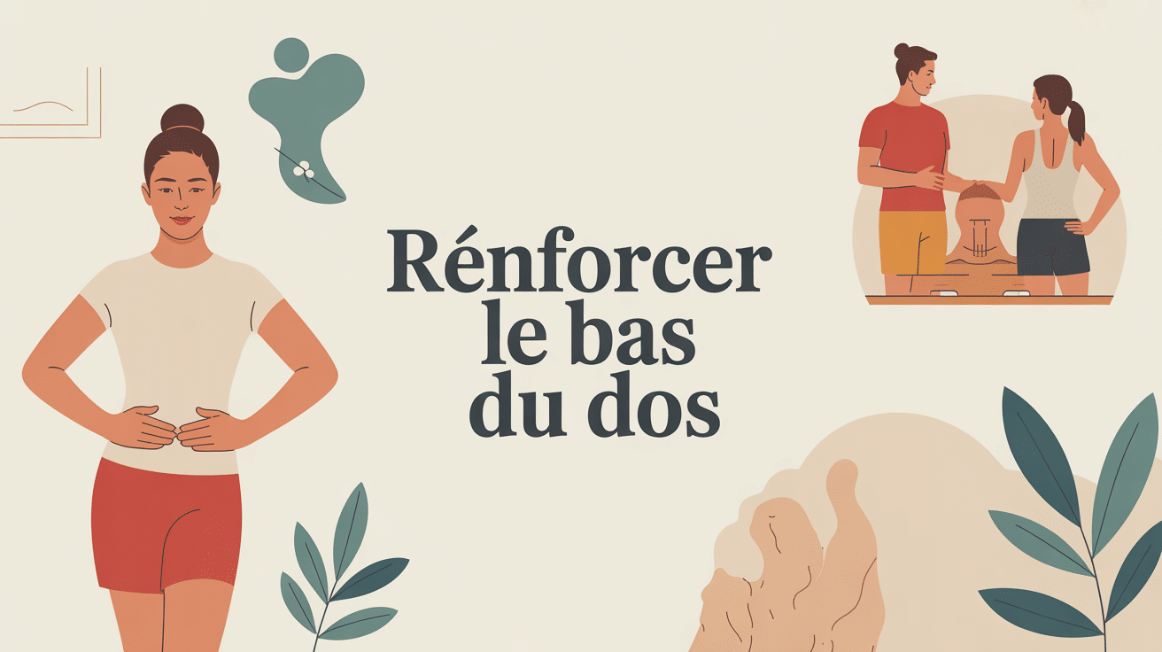 Silhouette étirement bas du dos santé