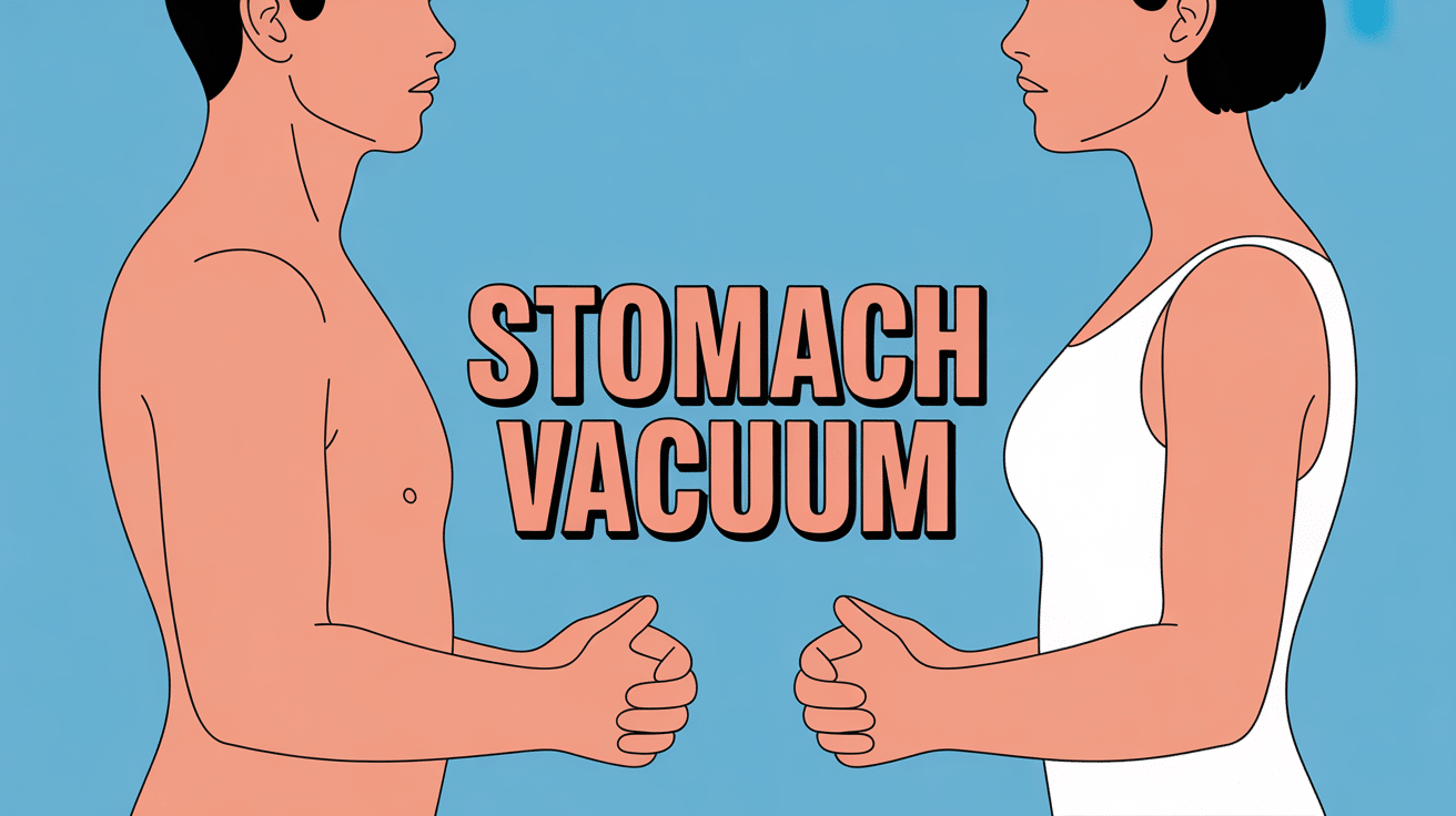 buste posture stomach vacuum homme femme