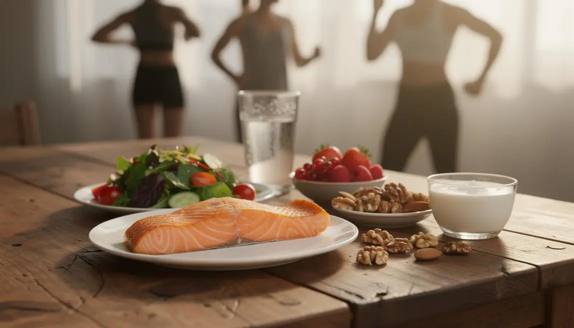 repas sain énergie bien-être santé mentale sport