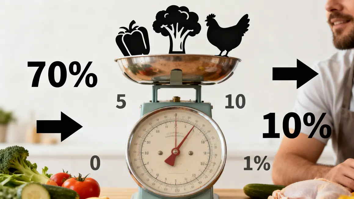 Balance calorique dépense calorique pourcentage