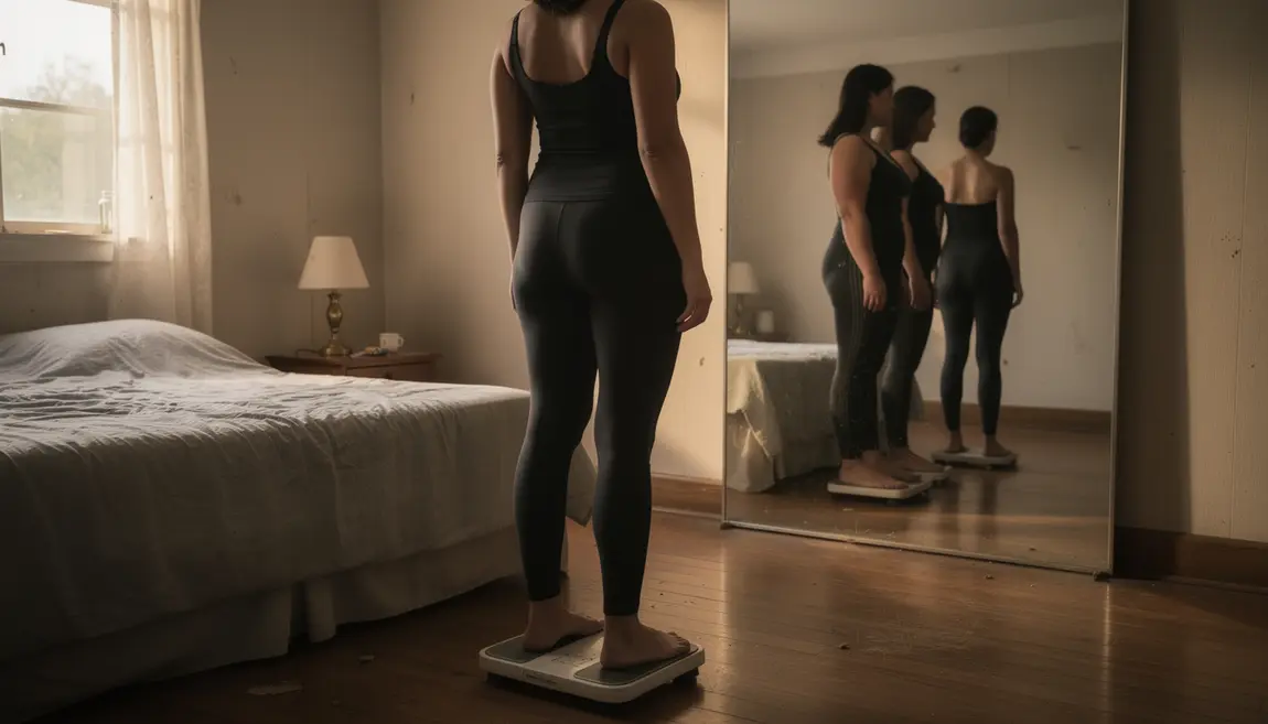 Balance avec silhouette sportive reflet effet yo-yo
