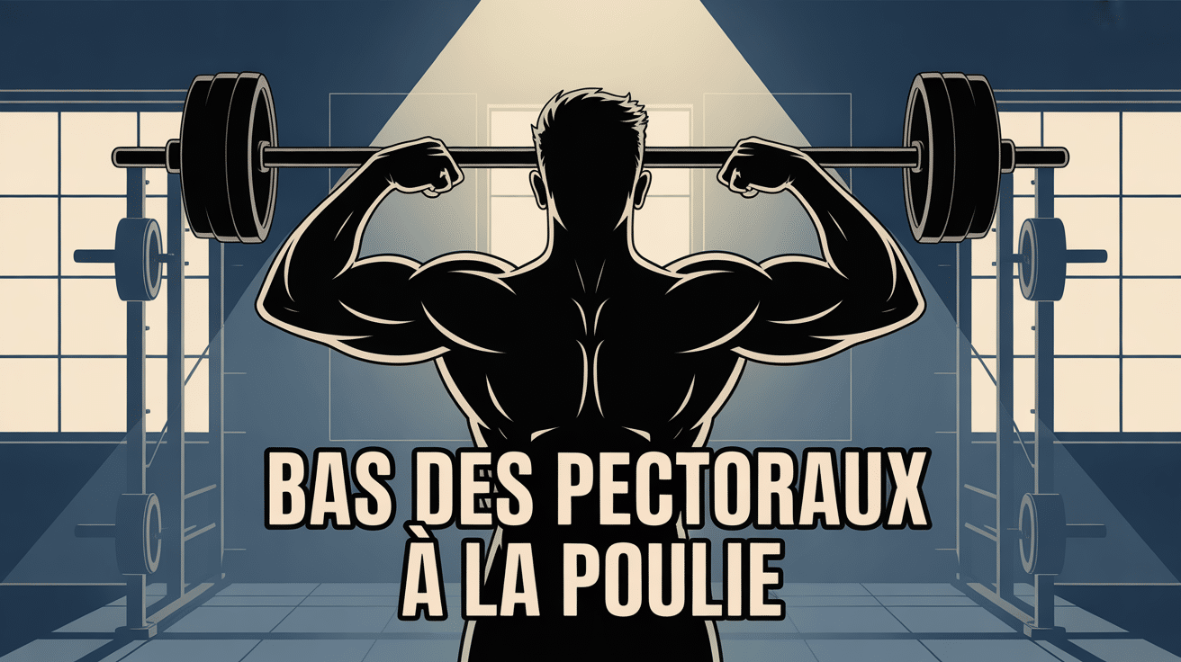 Musculation bas des pectoraux à la poulie salle