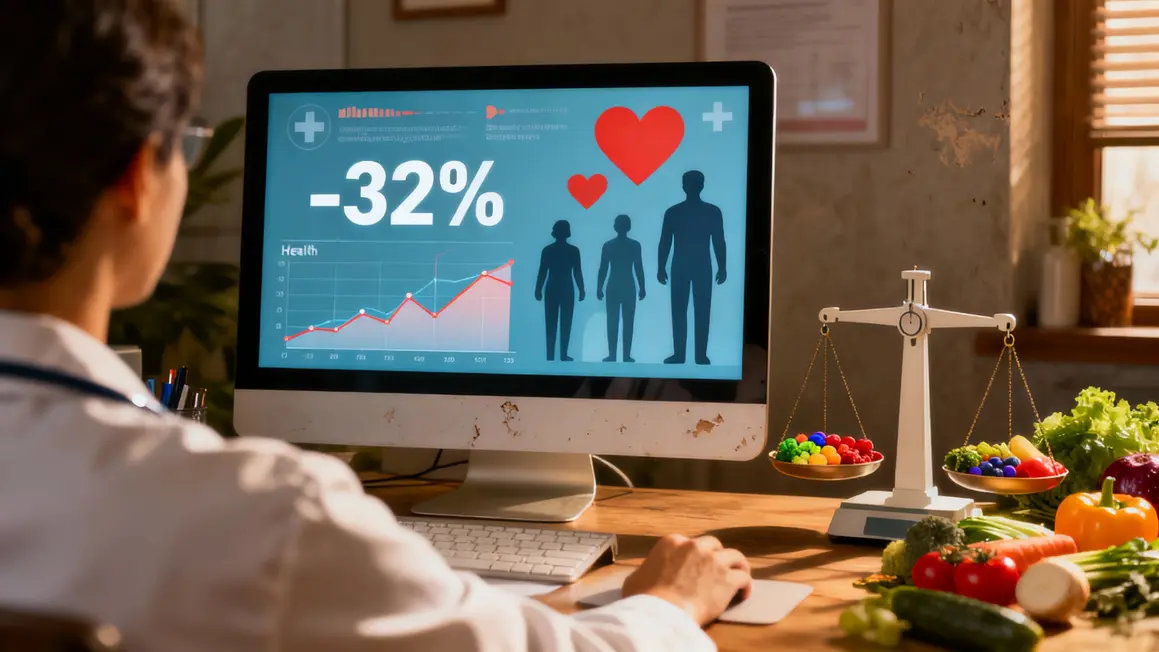 graphique reduction risque sante bienfaits regime vegan