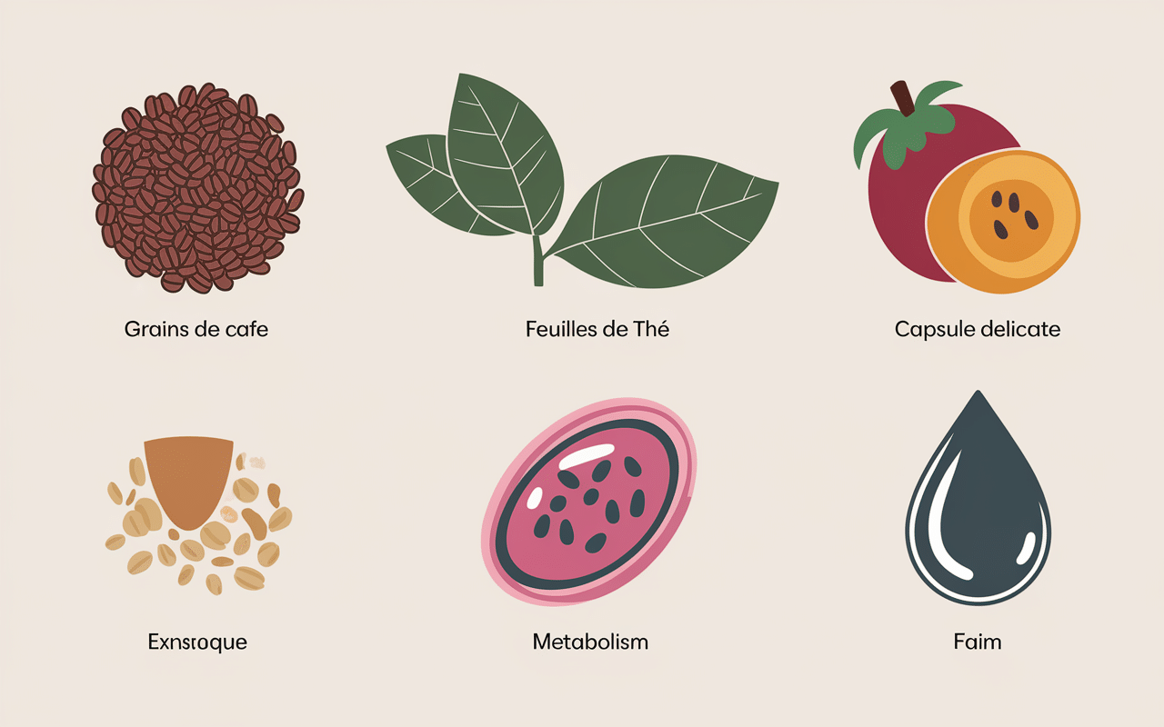 Ingredients actifs bruleur moka composition