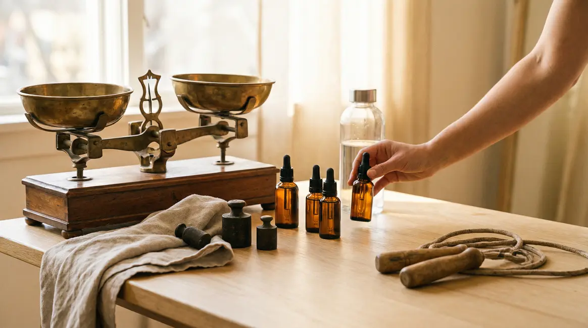 Balance et flacons de CBD pour la gestion du poids et du bien-être