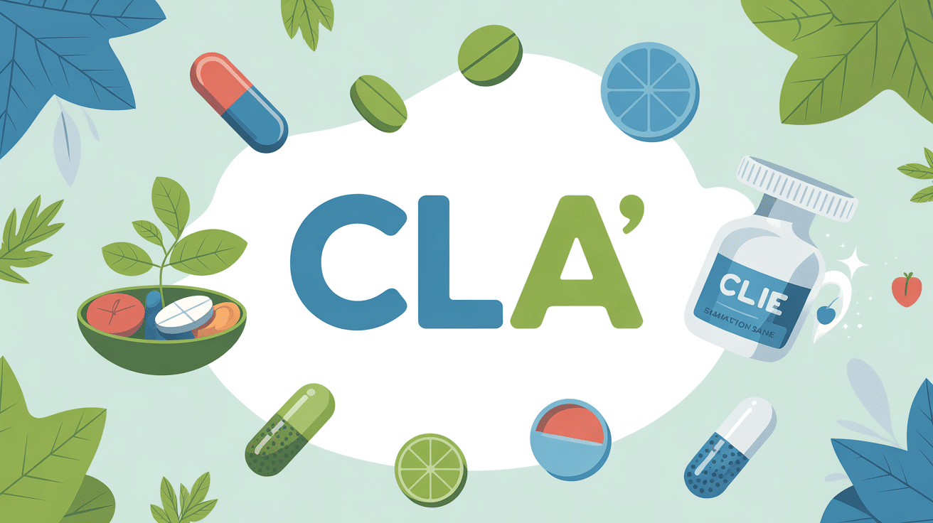 Illustration CLA gélules et balance info minceur