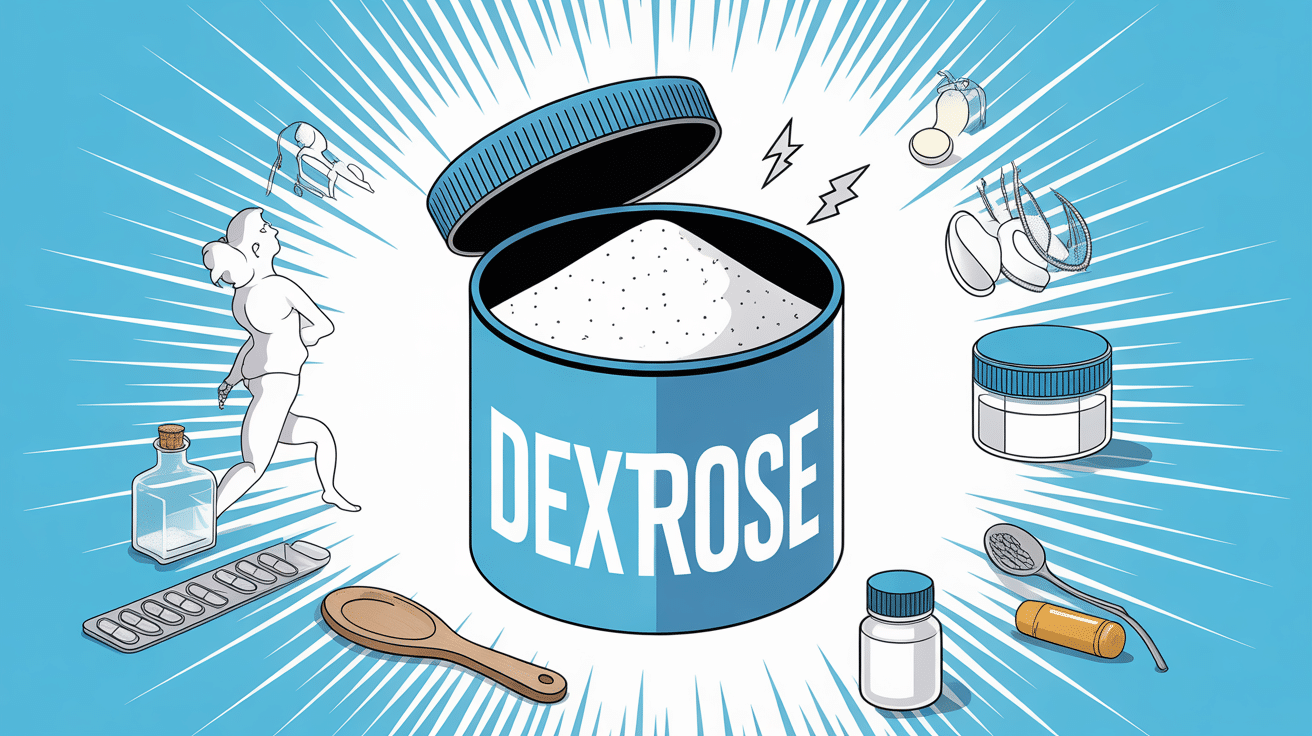 dextrose poudre boite silhouettes sport cuisine medical