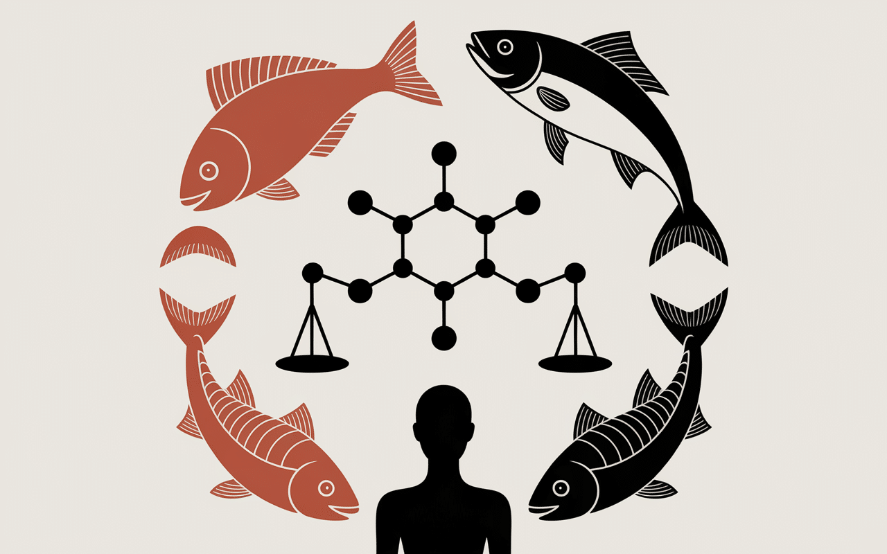 EPA omega-3 molecule et poissons gras