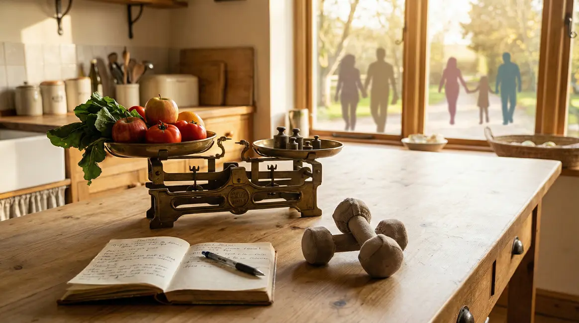 Harmonie alimentation, exercice, stress pour équilibre hormonal et perte de graisse