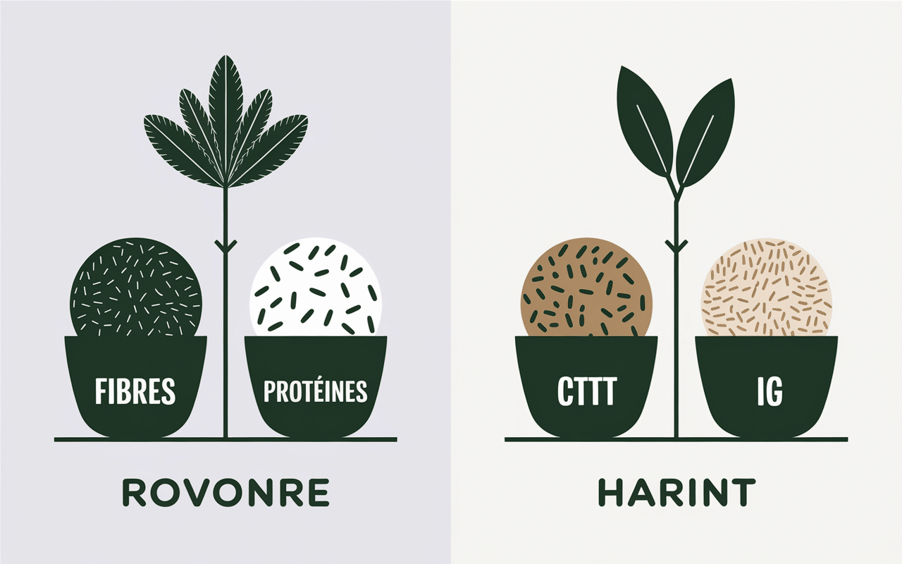 Comparatif nutrition farine flocon d avoine et ble
