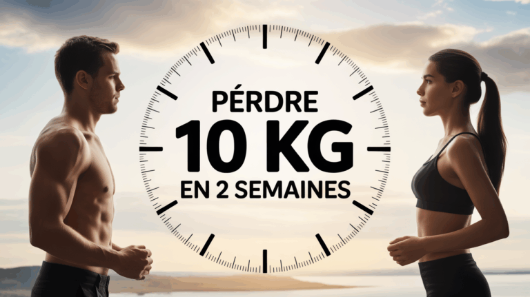 illustration balance moderne perdre 10 kg en 2 semaines nutrition