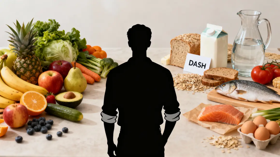 Regime dash table aliments sains selectionnes