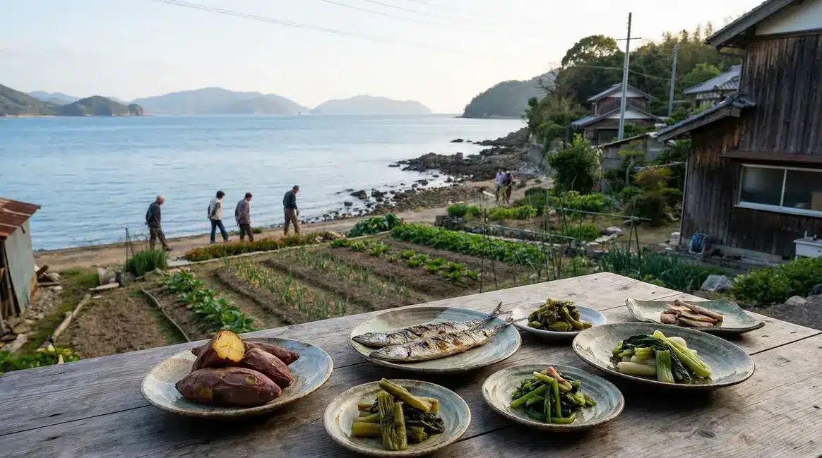 paysage okinawa régime vitalité longévité