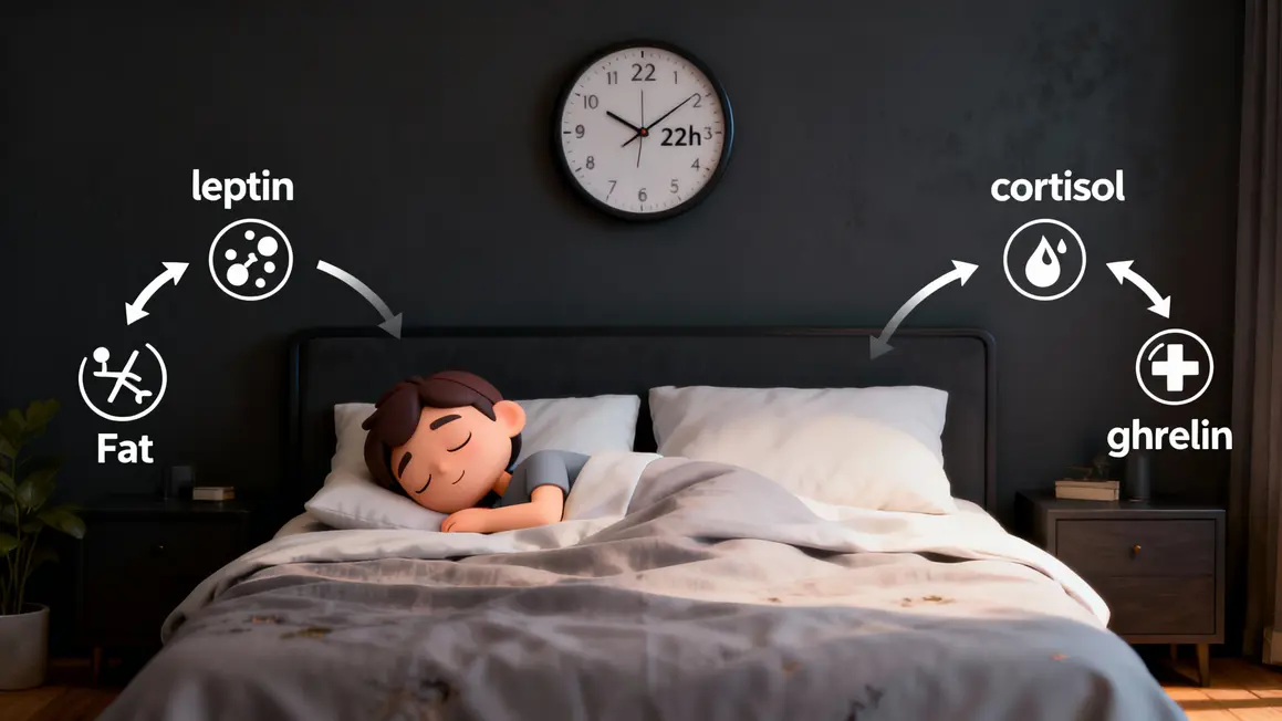 Chambre sommeil, hormones leptine cortisol et perte de graisse
