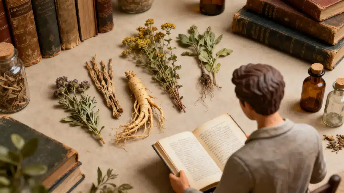 plantes adaptogenes ashwagandha rhodiola ginseng livres anciens
