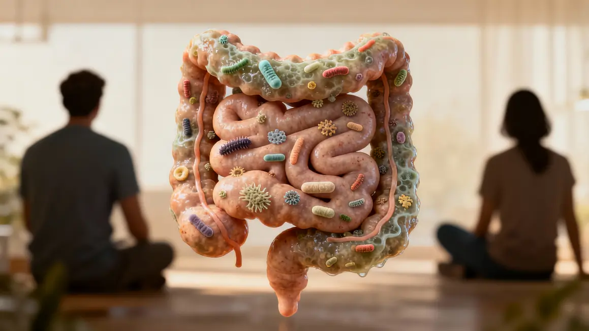 Schema microbiote intestinal biofilm