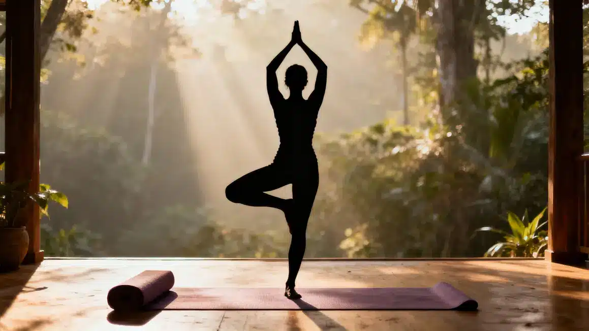 yoga vrksasana equilibre mental physique