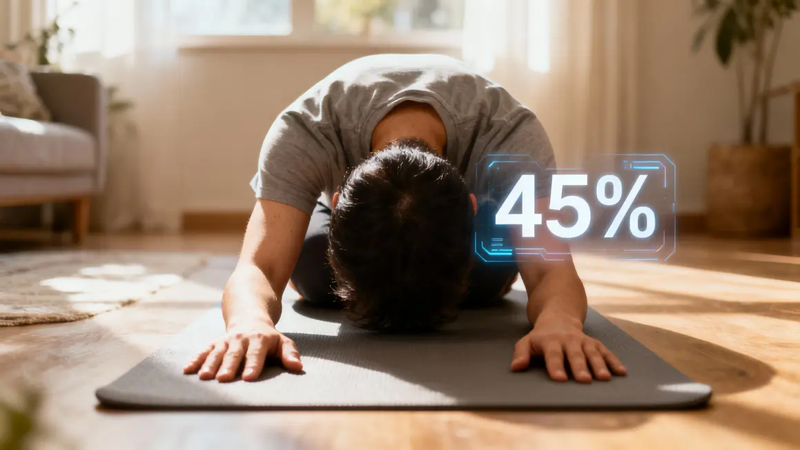 yoga balasana stress sante mentale