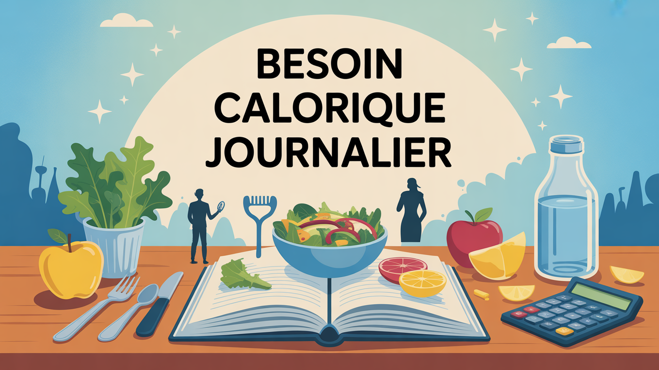 illustration carnet alimentation besoin journalier calories calcul
