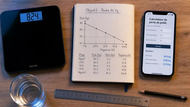 Calculateur de perte de poids : calories et seuils à connaître